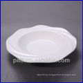 chaozhou porcelain factory wave border porcelain soup plate